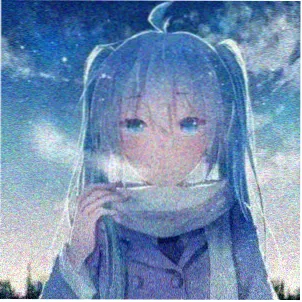 读者丙的头像，浅绿色背景上的侧脸剪影